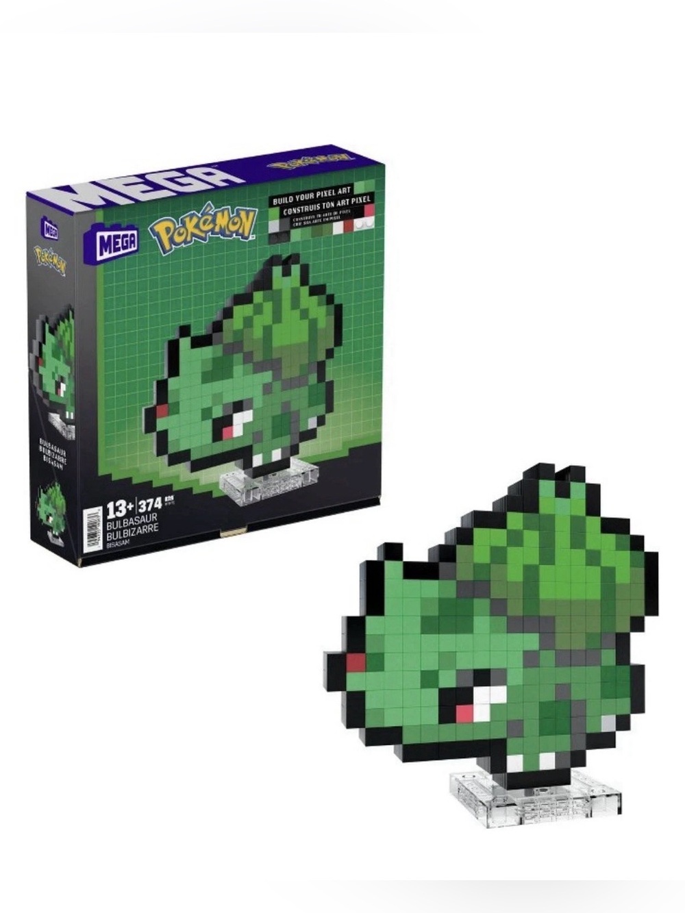 30th Anniversary!Mega Pokémon Pixel Art Bulbasaur Building Set New In Box Sealed